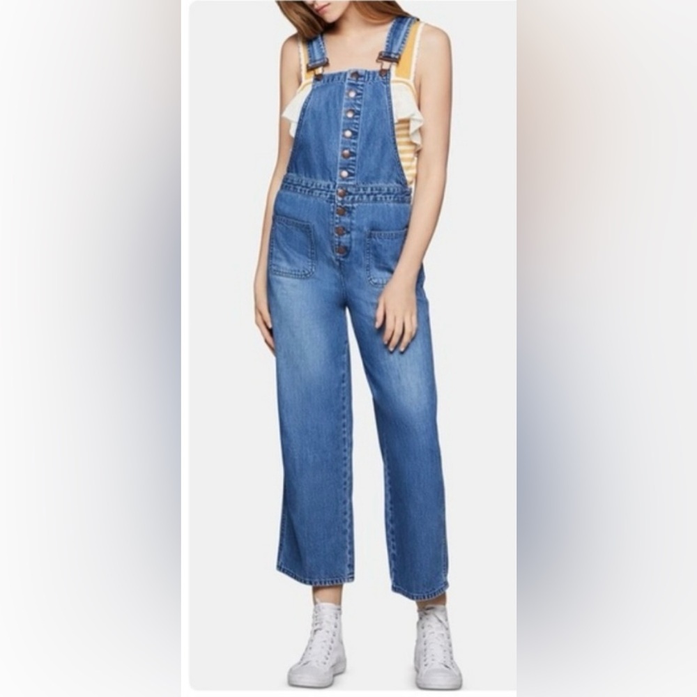 BCBGeneration Medium Wash Overalls size XS